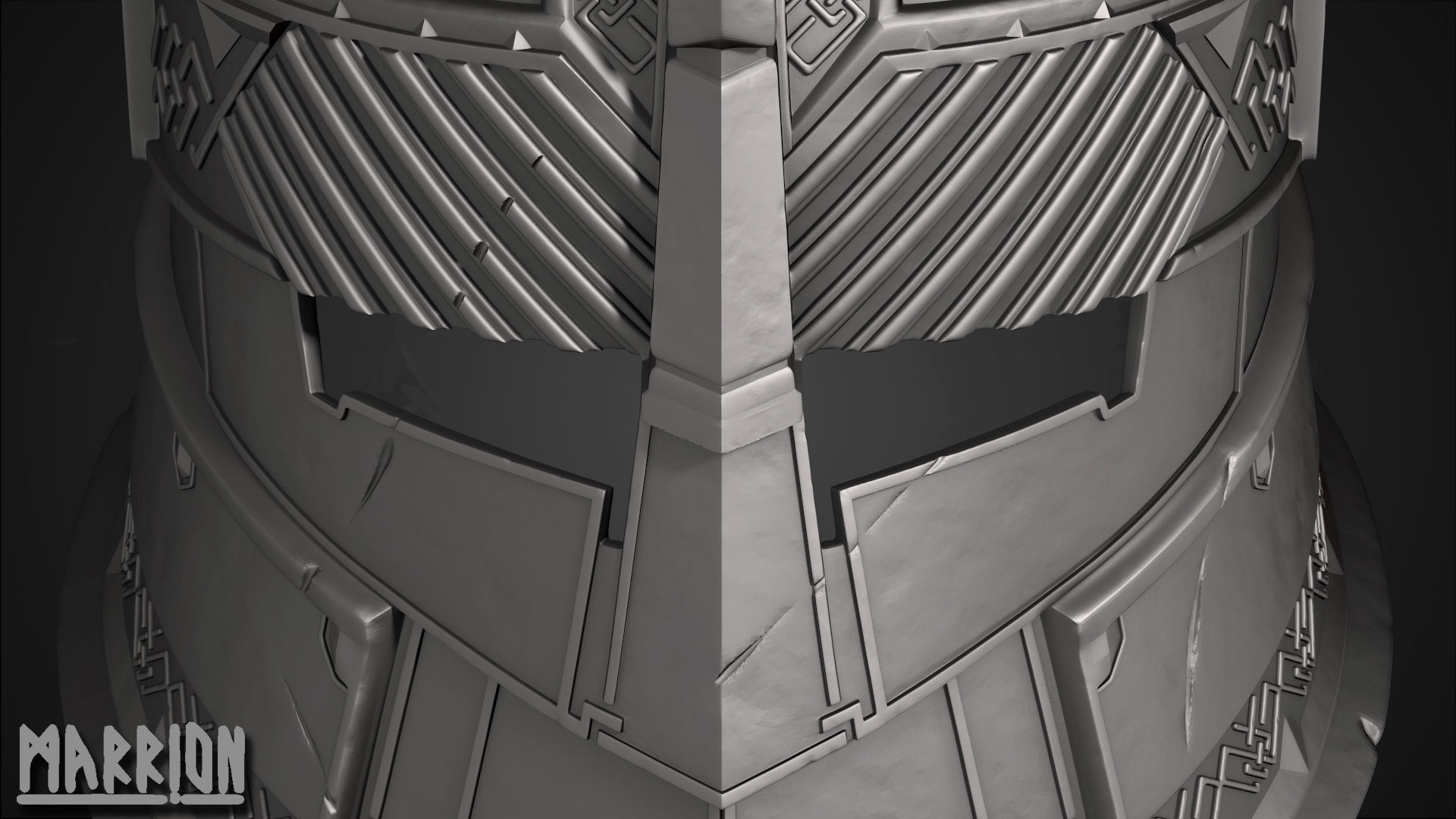 Royal Guard Erebor Helmet LotR 3D print model_3