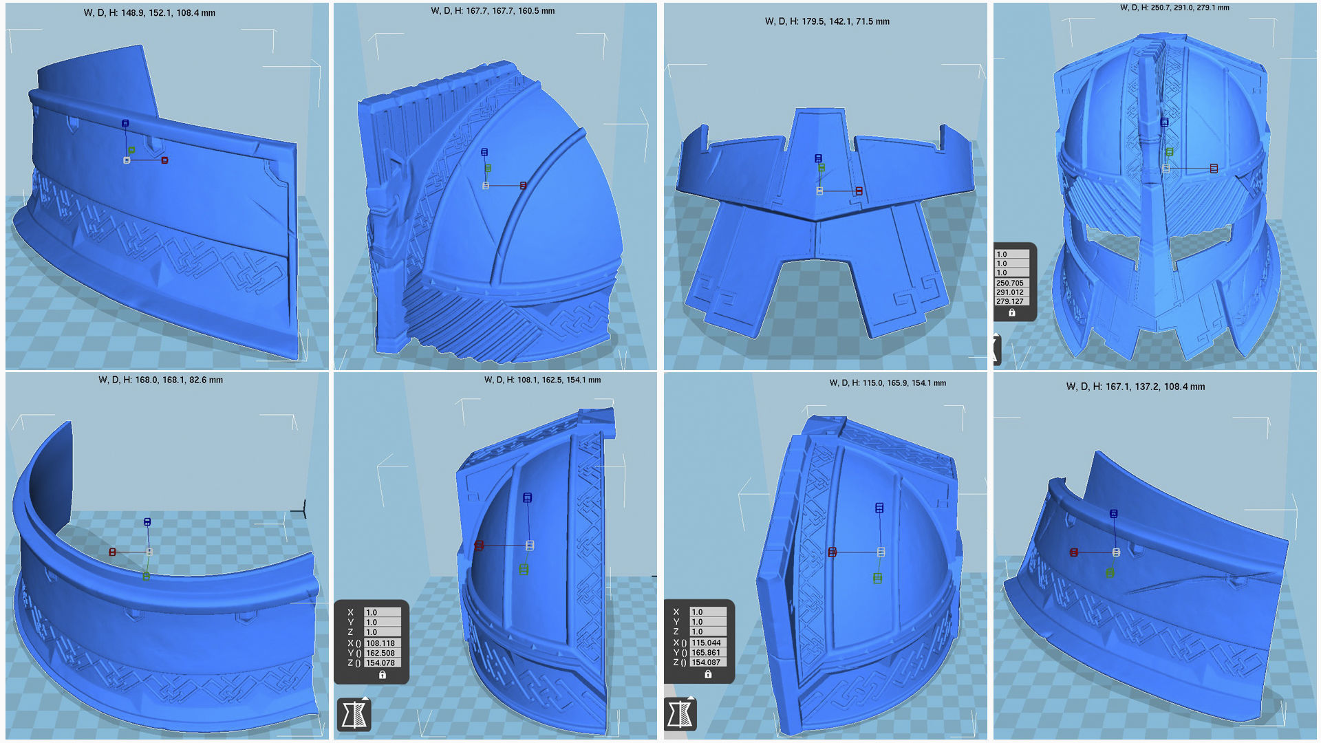 Royal Guard Erebor Helmet LotR 3D print model_16