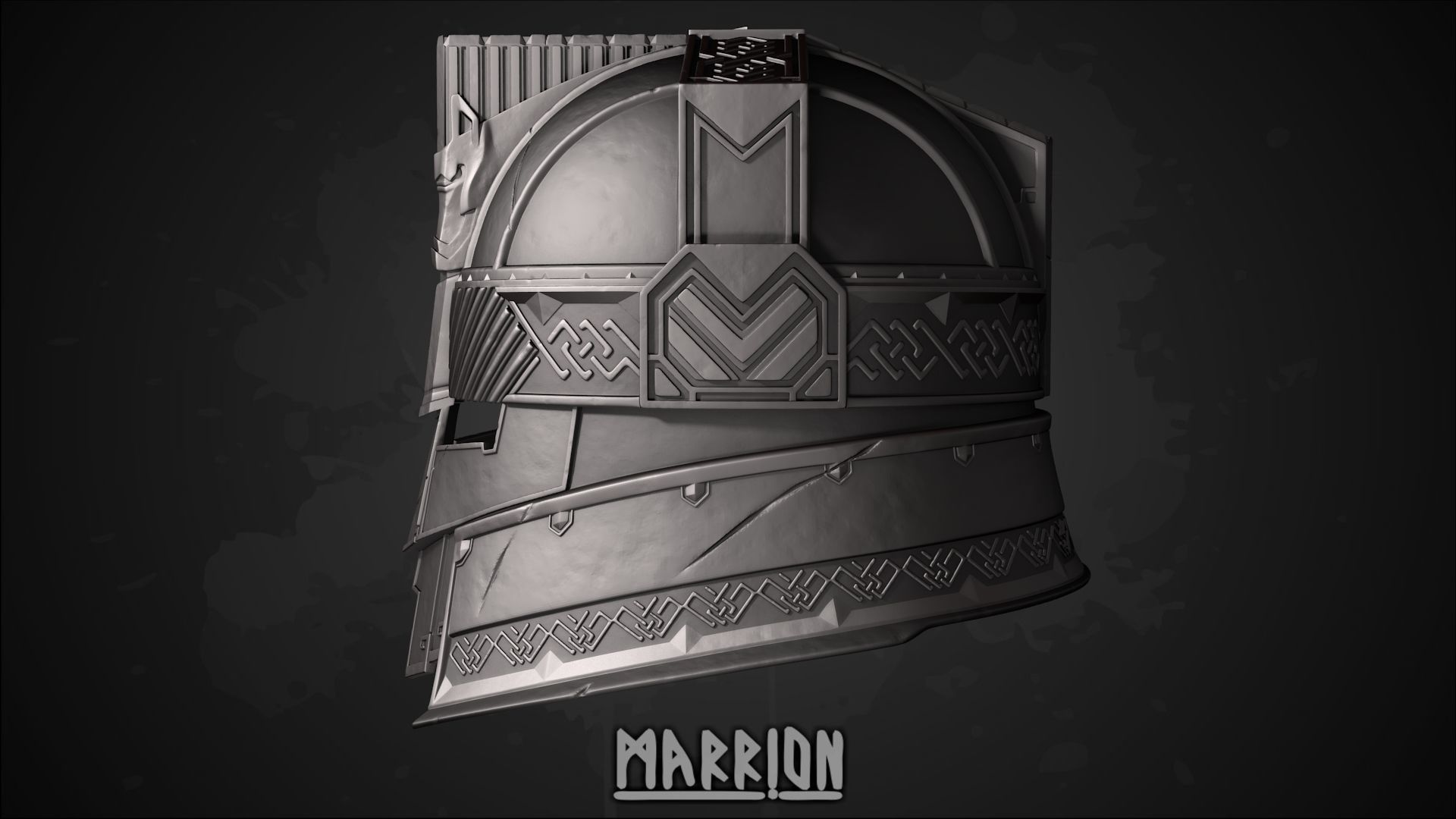 Royal Guard Erebor Helmet LotR 3D print model_10