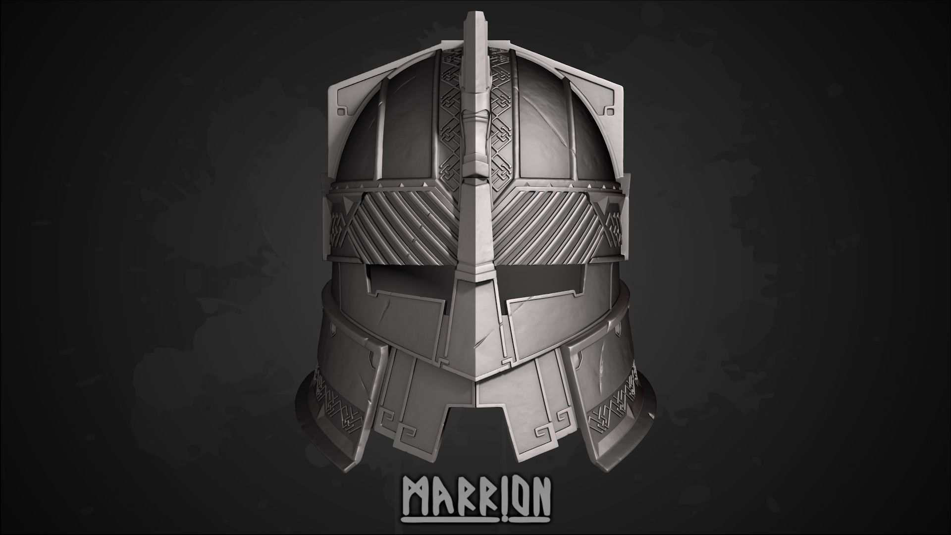 Royal Guard Erebor Helmet LotR 3D print model_9