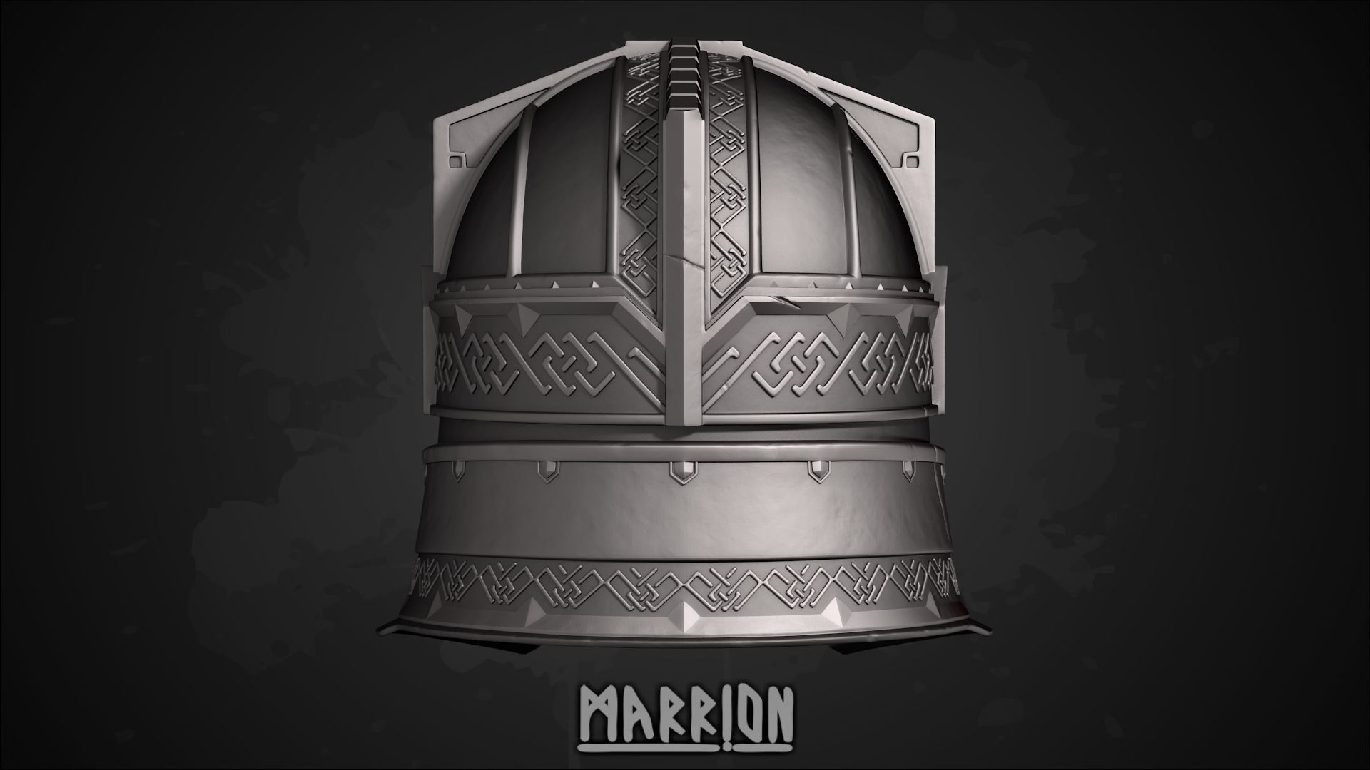 Royal Guard Erebor Helmet LotR 3D print model_11