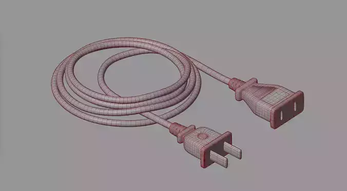 Wire with plug