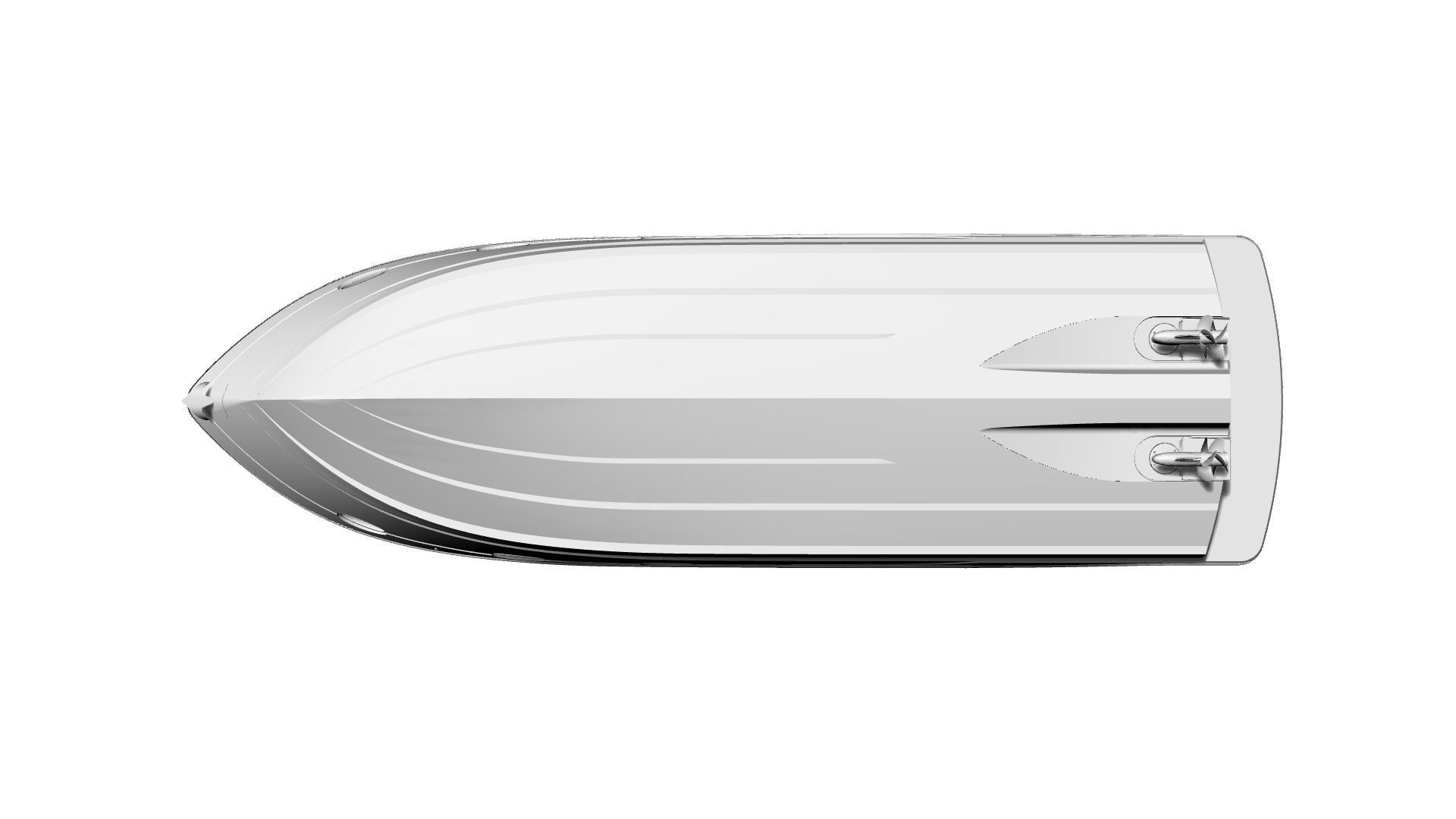 43 Foot Flybridge Motor Yacht 3D model_42