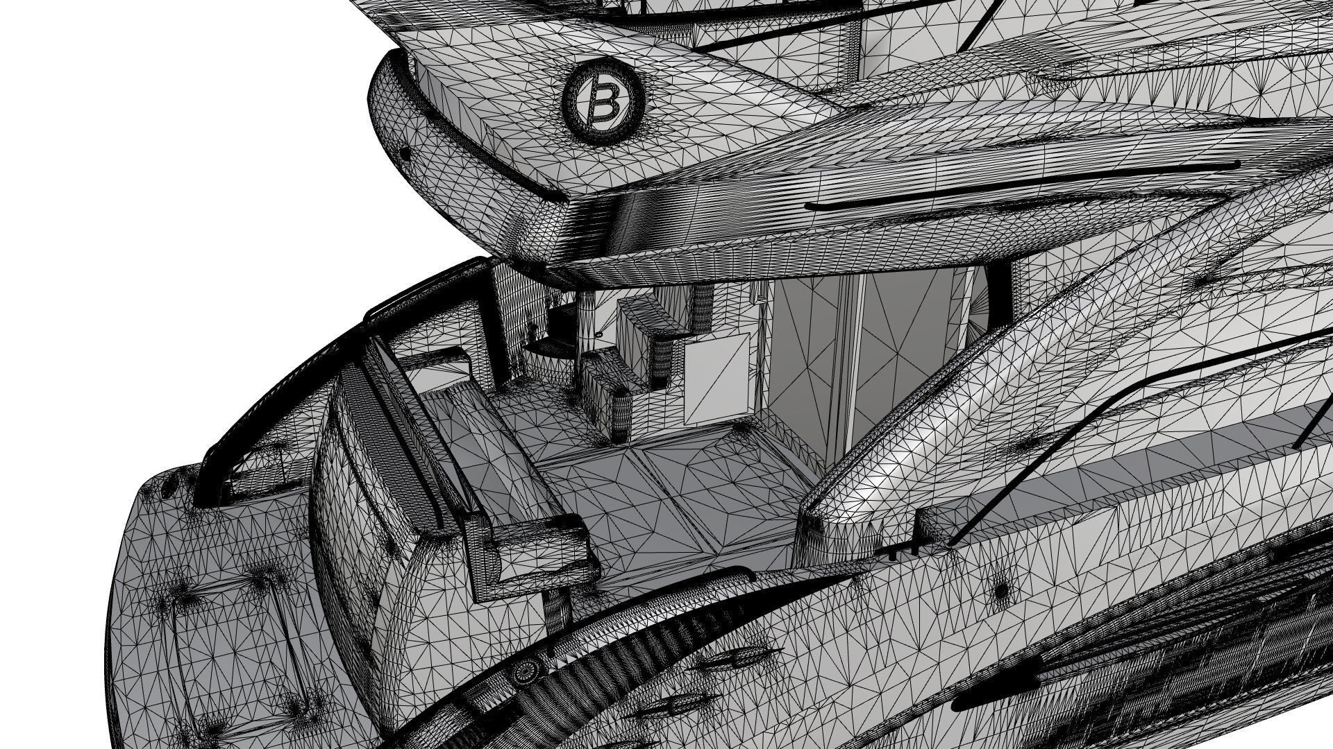 43 Foot Flybridge Motor Yacht 3D model_30