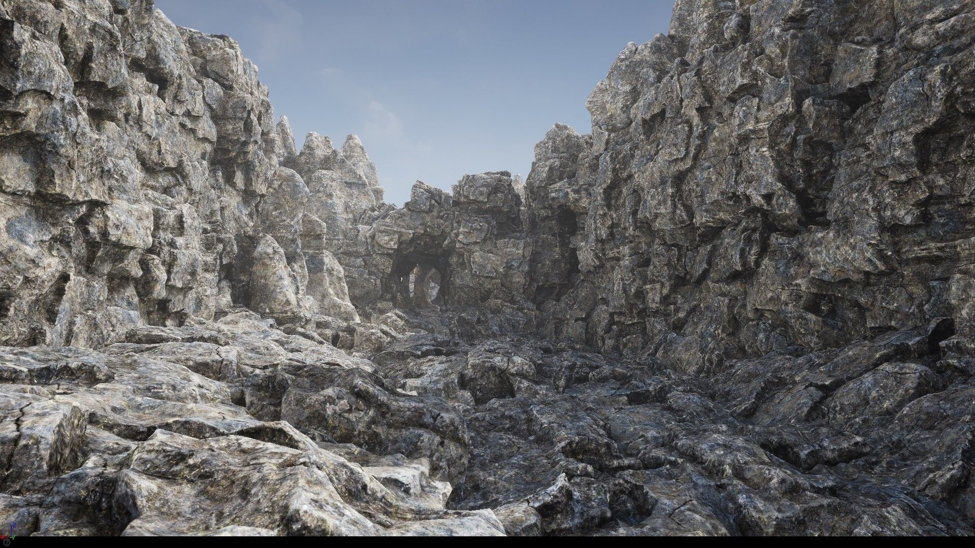 Rock Cliffs Pack Low-poly 3D model_2