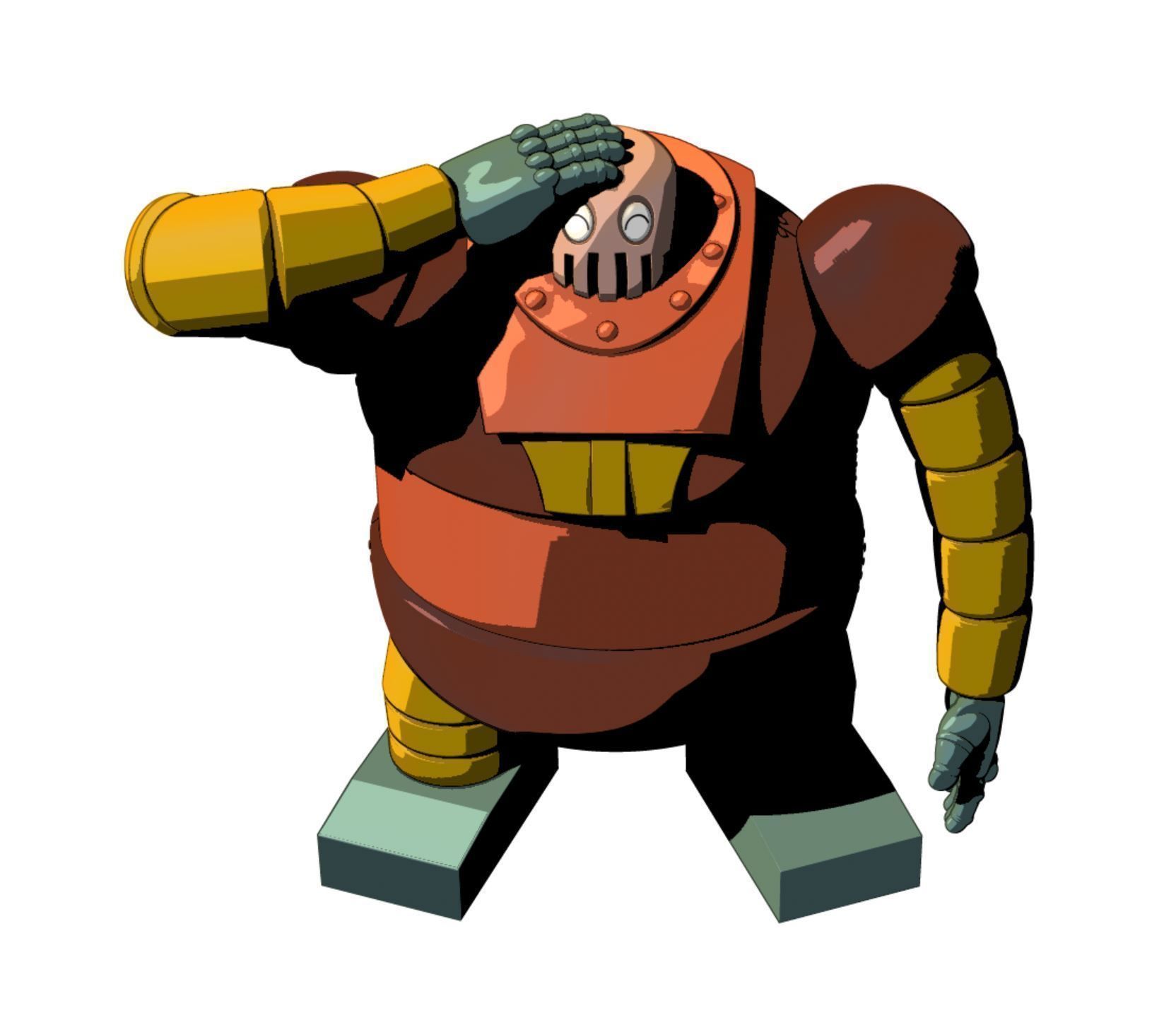 Boss Robot Boss Borot  3D print model_4