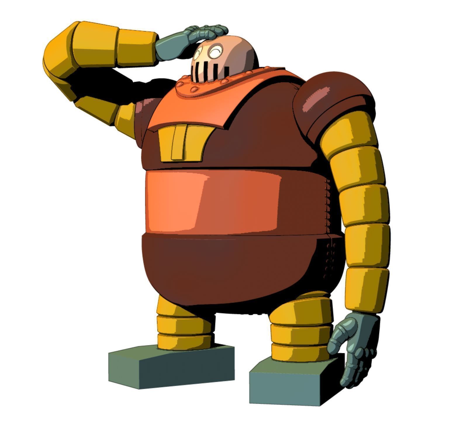 Boss Robot Boss Borot  3D print model_5