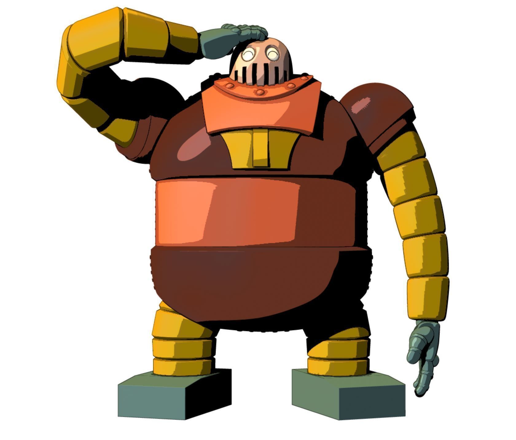 Boss Robot Boss Borot  3D print model_2