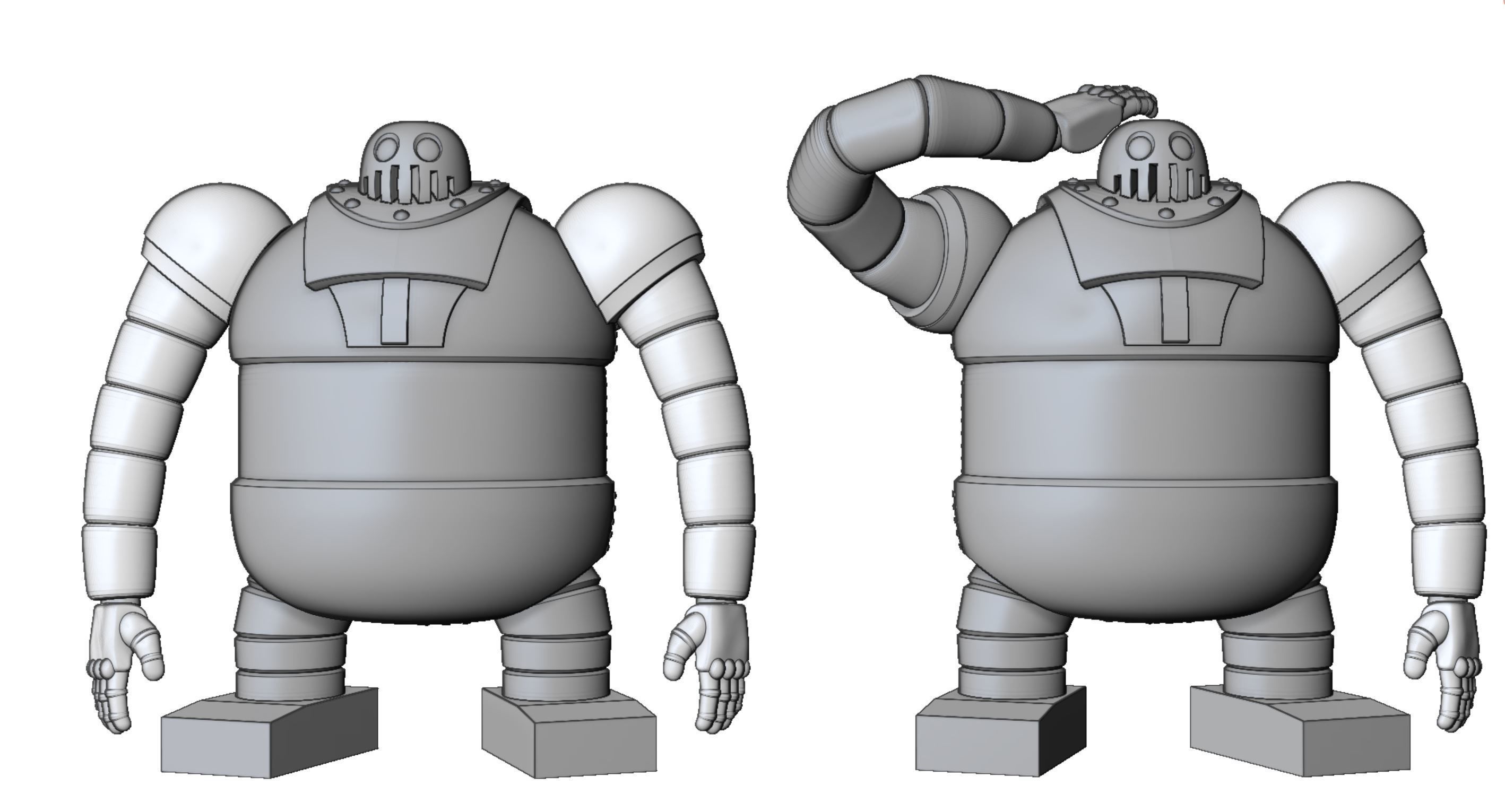 Boss Robot Boss Borot  3D print model_7