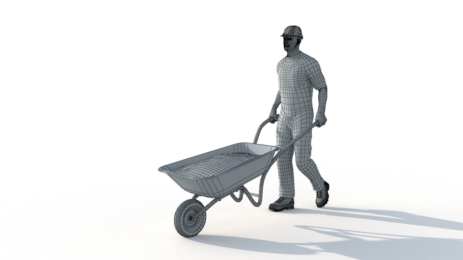 Workman Idle Animation 04 3D model_12