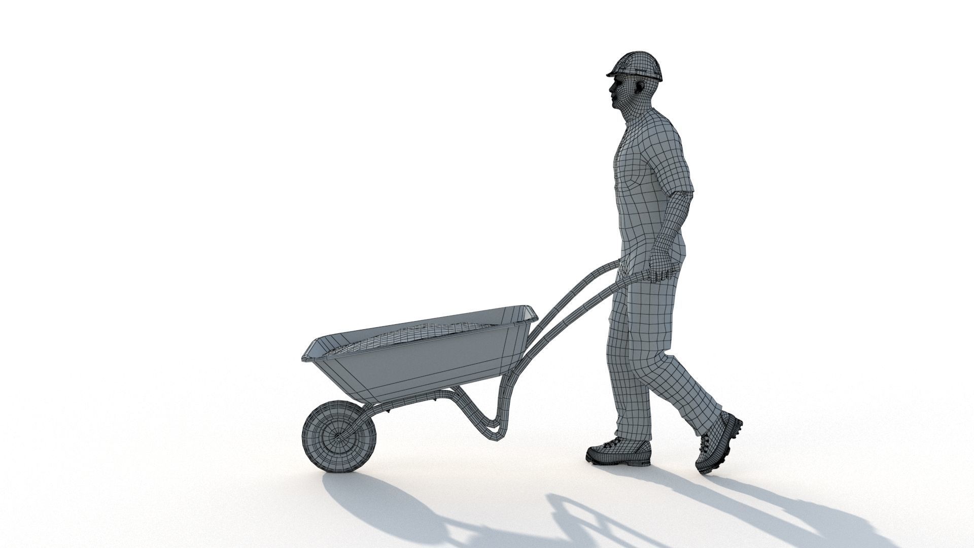 Workman Idle Animation 04 3D model_13