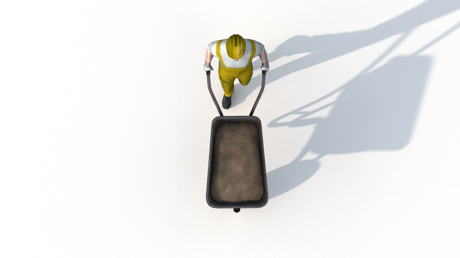 Workman Idle Animation 04 3D model_8