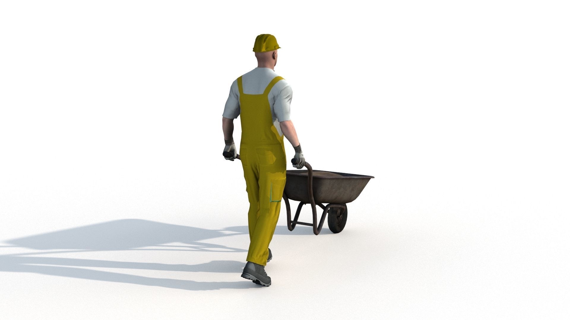 Workman Idle Animation 04 3D model_5