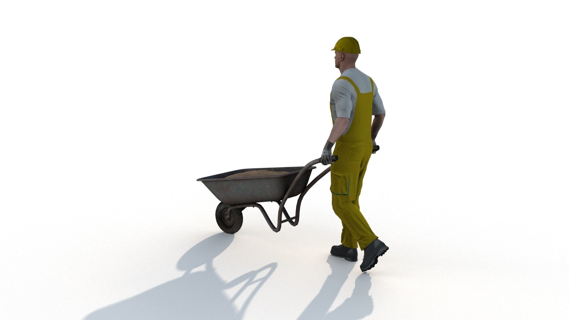 Workman Idle Animation 04 3D model_6