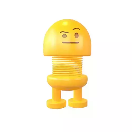 Car Spring Expression Toys Raised Eyebrow v1 001