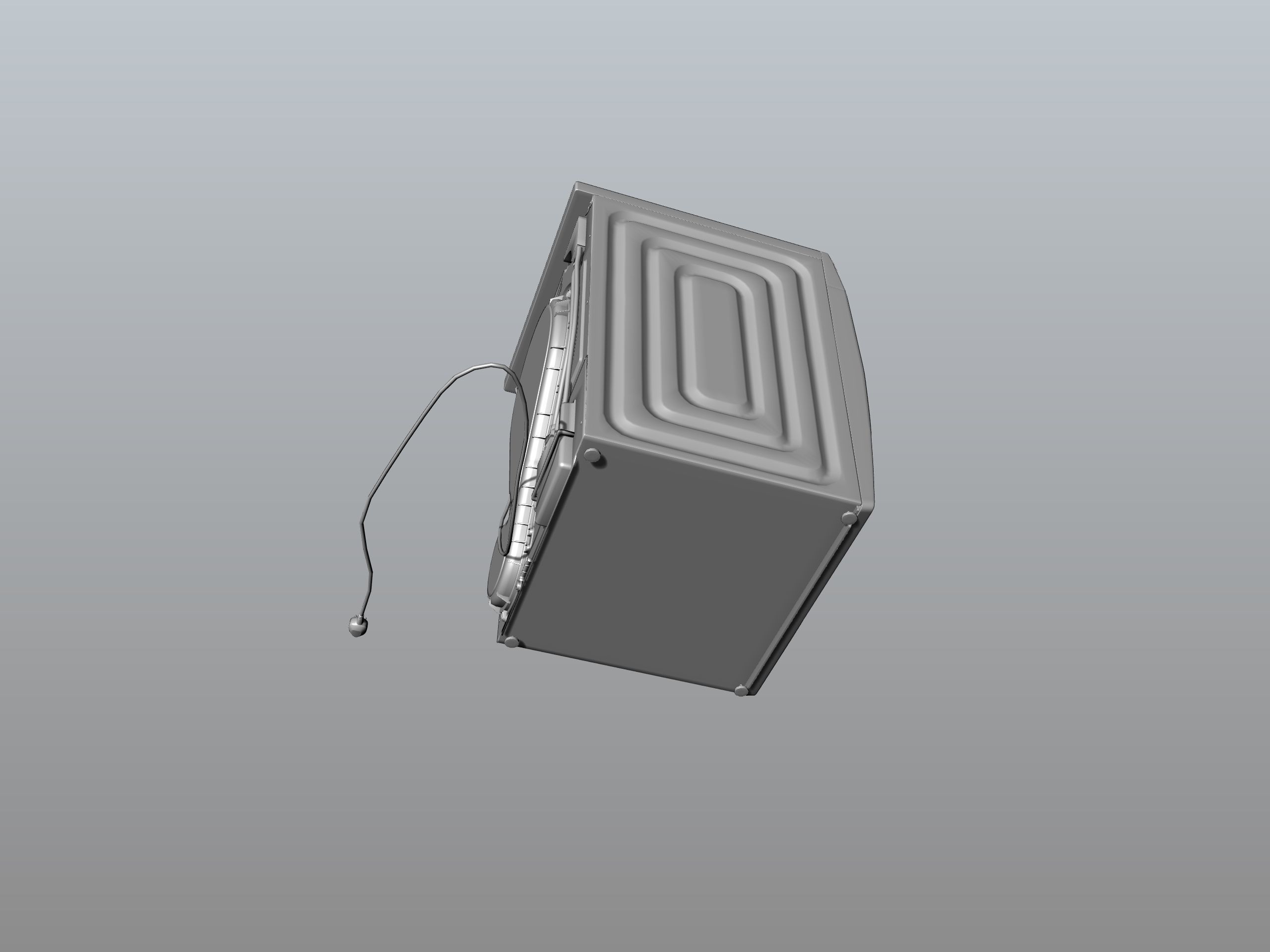 washing machine 3D print model_3
