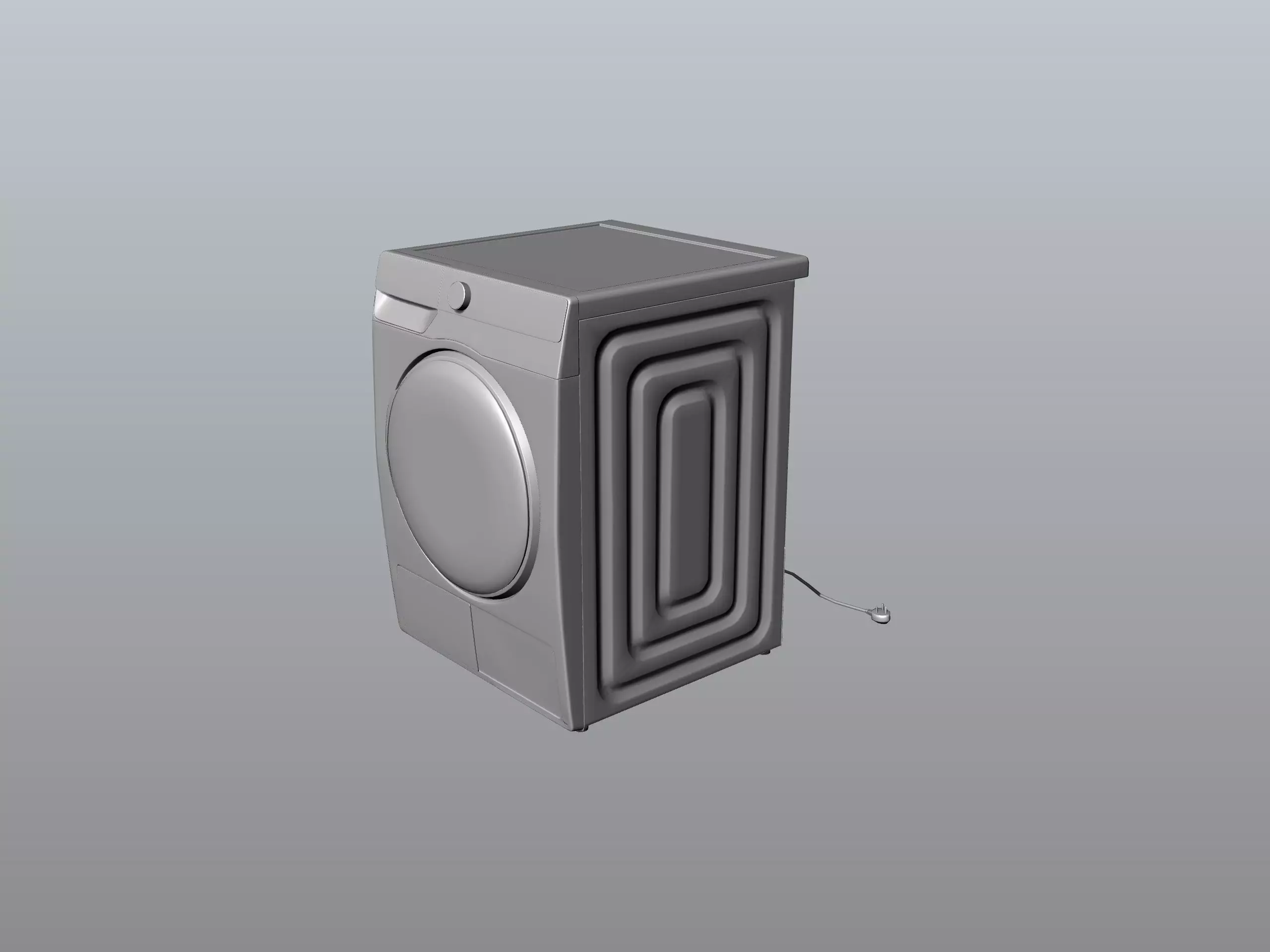 washing machine 3D print model_0