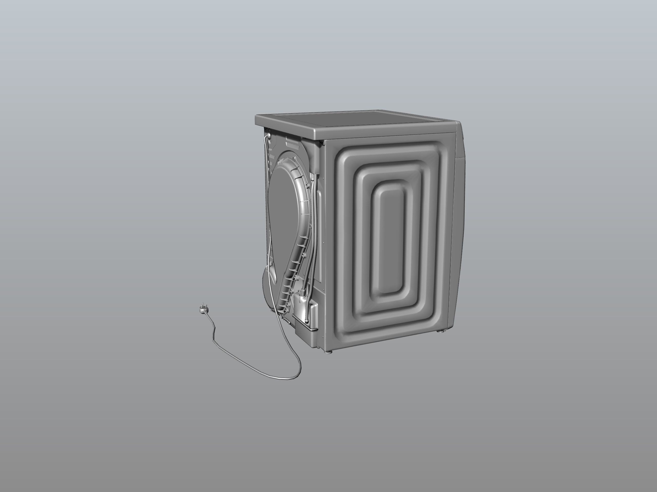 washing machine 3D print model_2