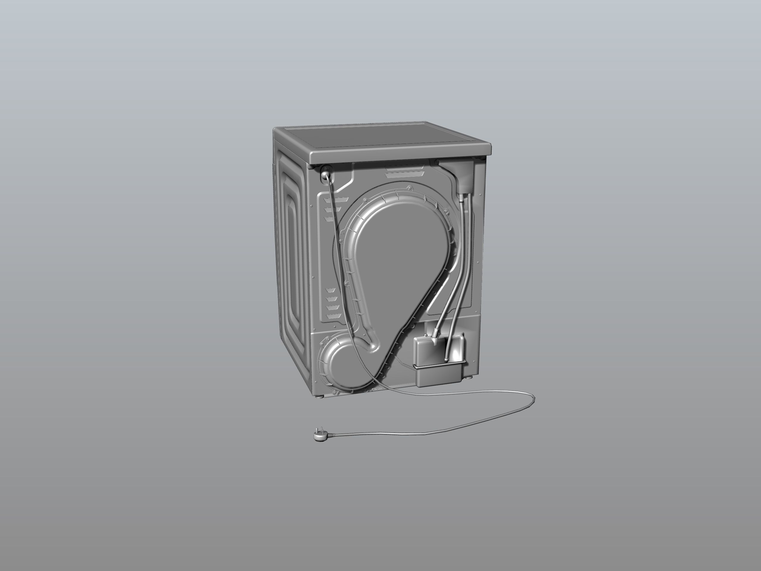 washing machine 3D print model_1