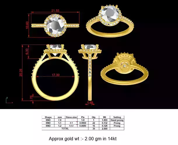 Fashion ring 10