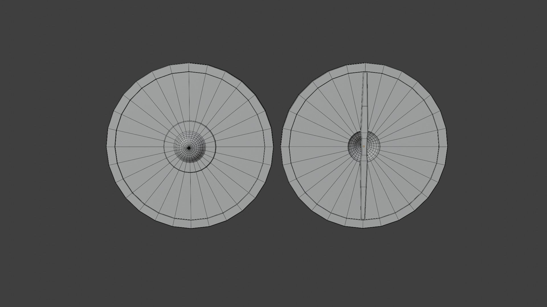 Round Shield Pack Low-poly 3D model_3