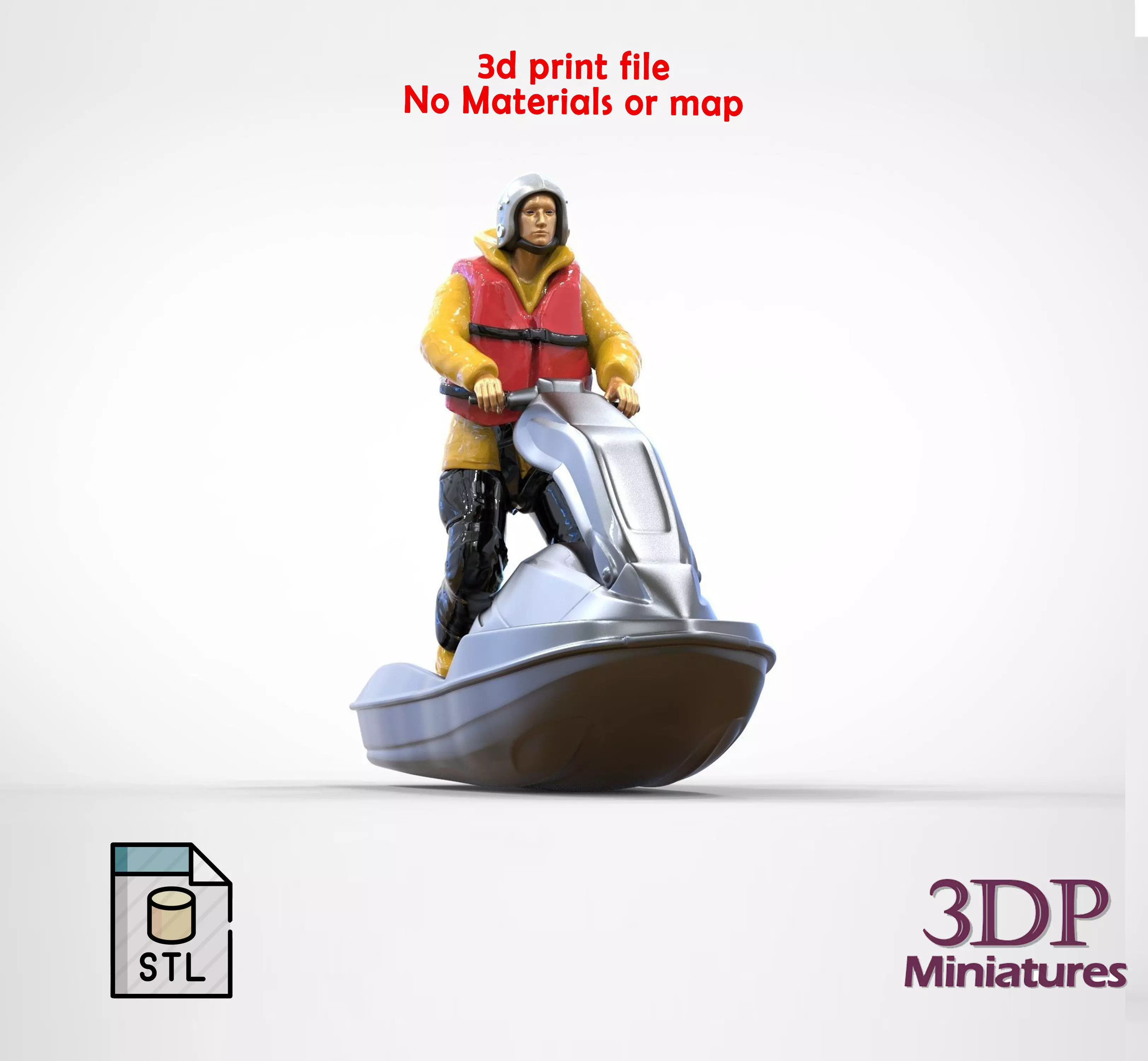 N11 Captain Royal National Lifeboat Institution RNLI Rescue crew 3D print model