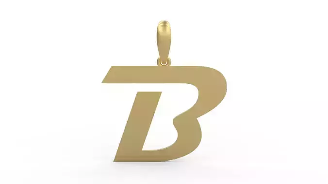 Initial Letters Pendant Magneto B