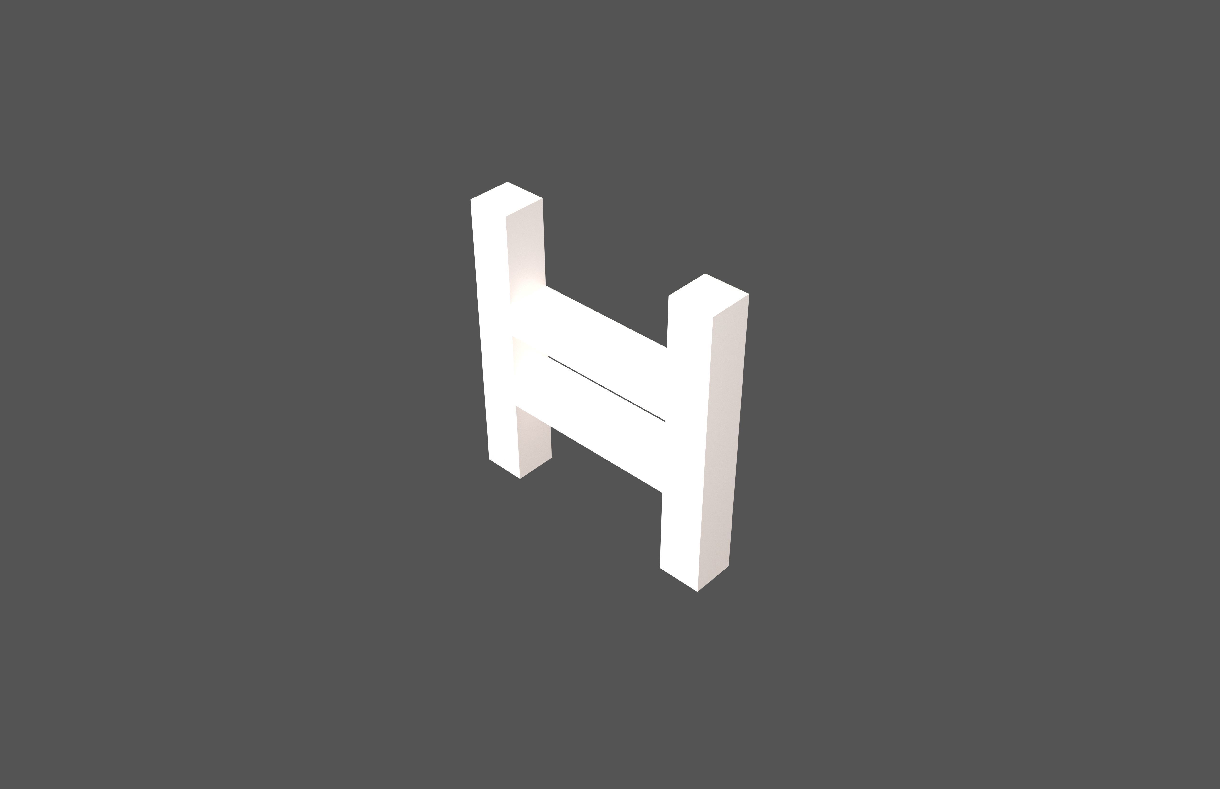 Hedera Coin v1 001 Low-poly 3D model_2