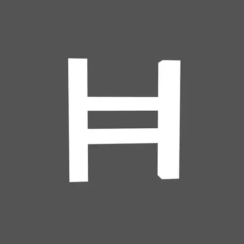 Hedera Coin v1 001 Low-poly 3D model