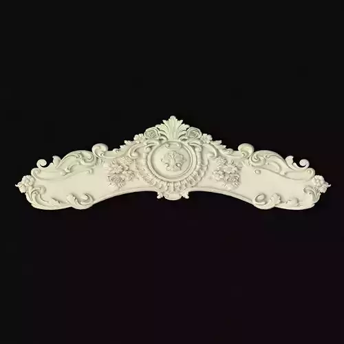 dekor shabby chic ornate crown molding