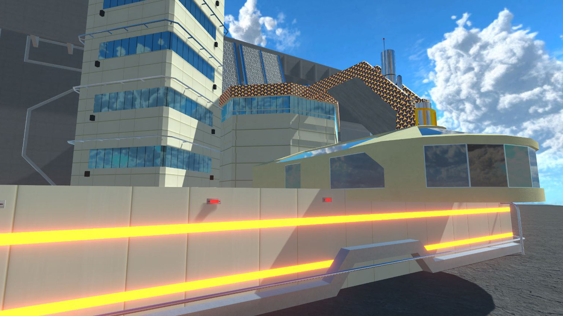 Sci-Fi Building 11 3D model_2