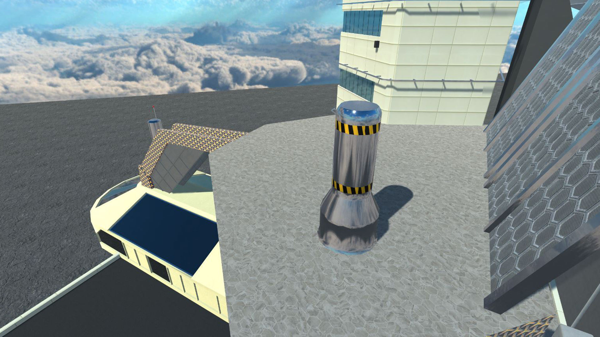 Sci-Fi Building 11 3D model_4