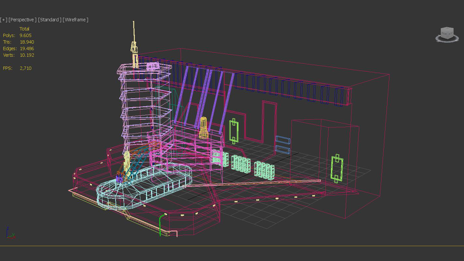 Sci-Fi Building 11 3D model_5