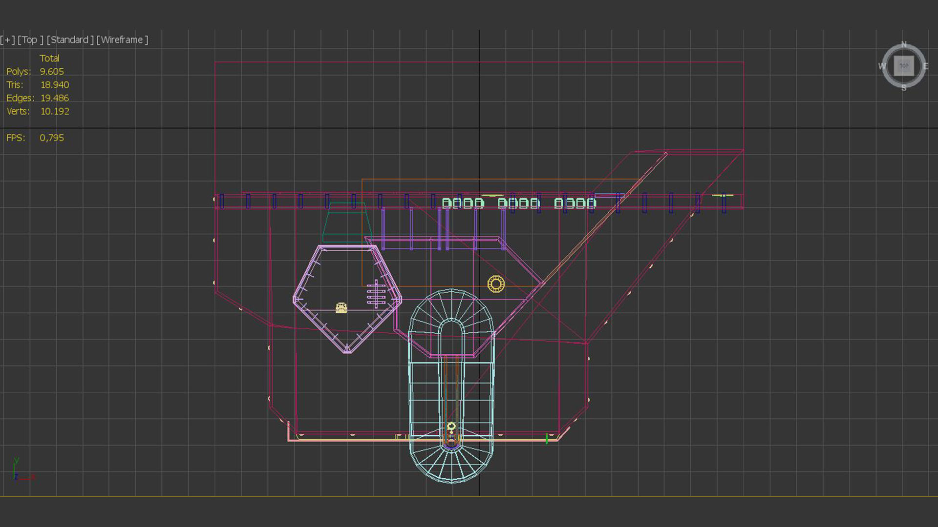 Sci-Fi Building 11 3D model_7