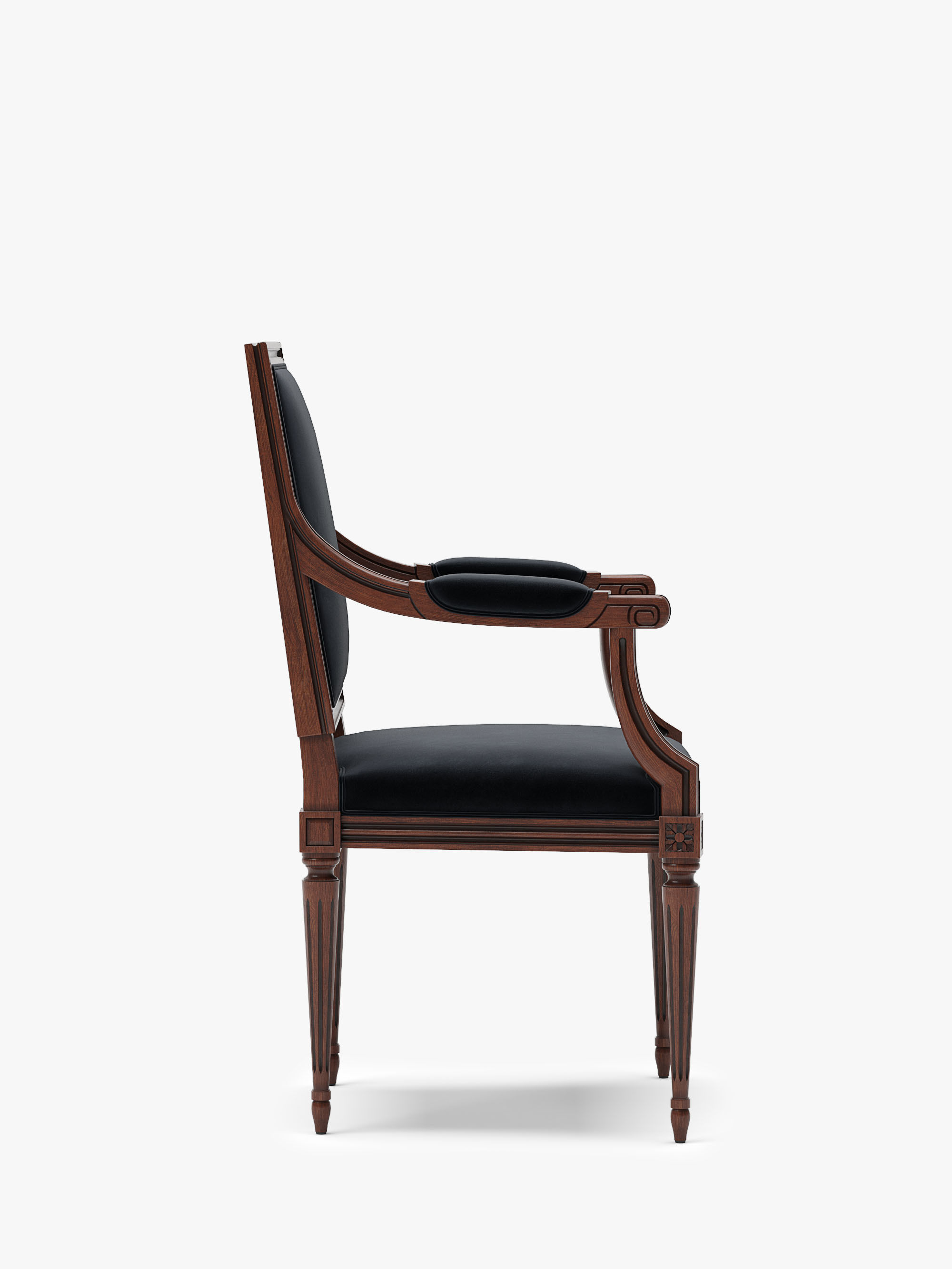 Chairs Louis XVI 3D Model Collection_10