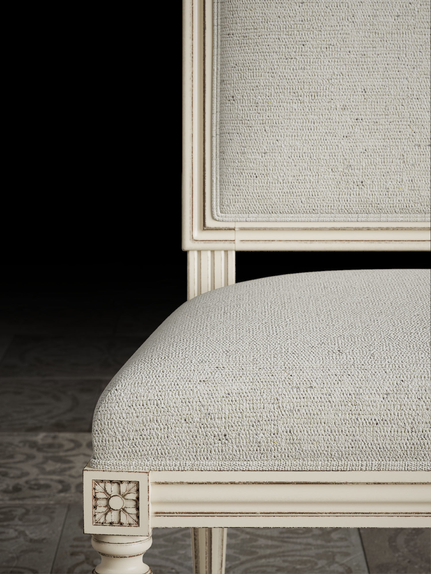 Chairs Louis XVI 3D Model Collection_14