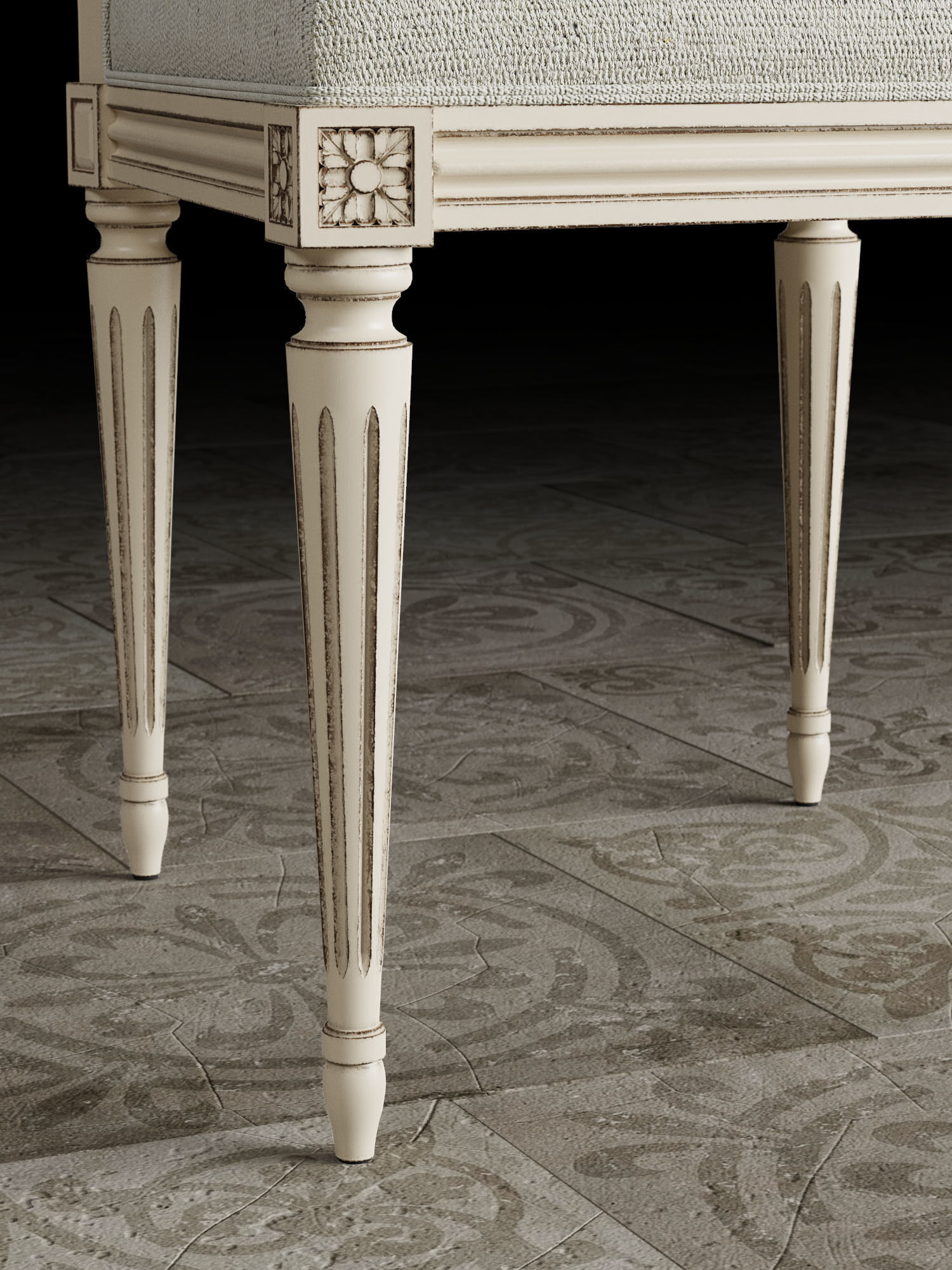 Chairs Louis XVI 3D Model Collection_18