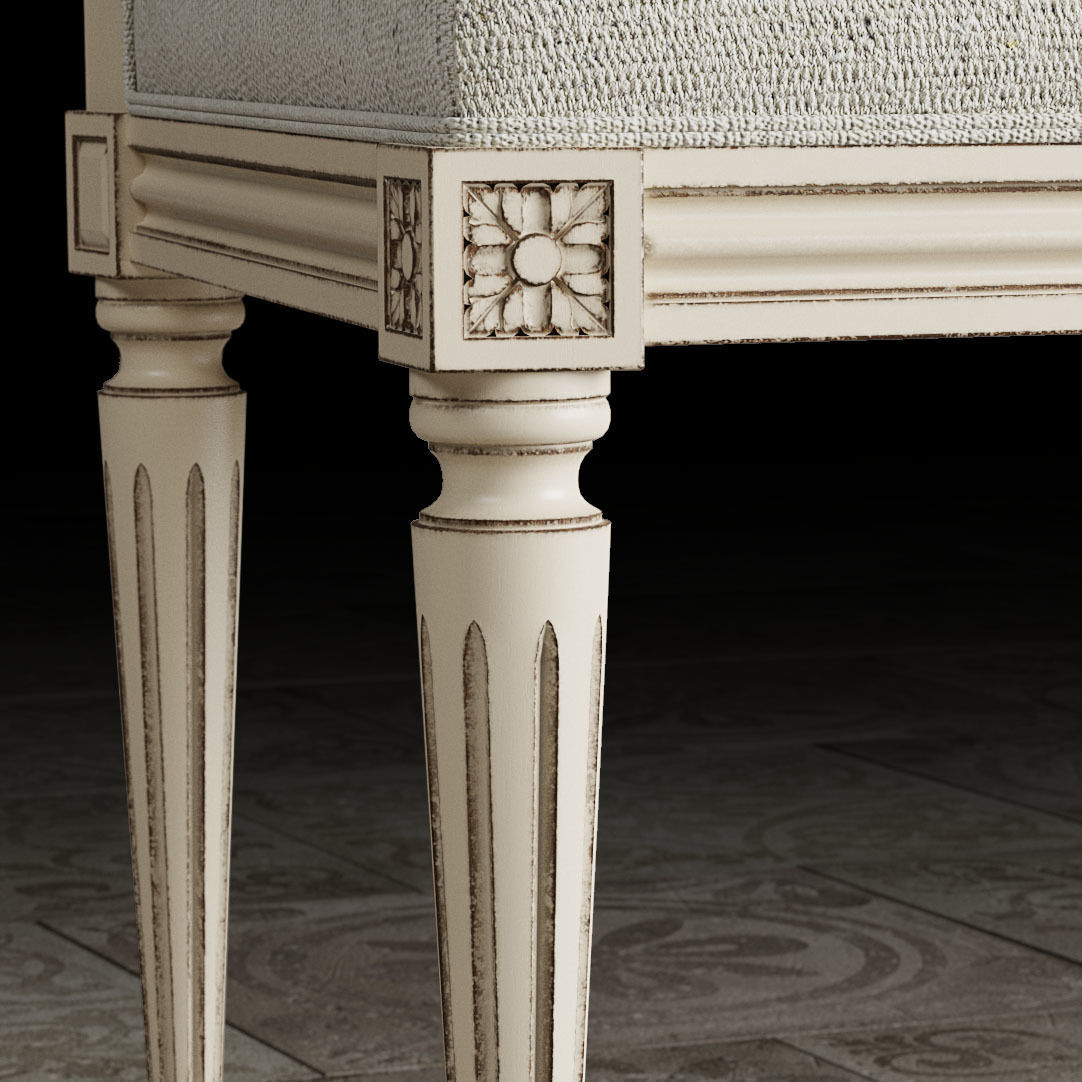 Chairs Louis XVI 3D Model Collection_16