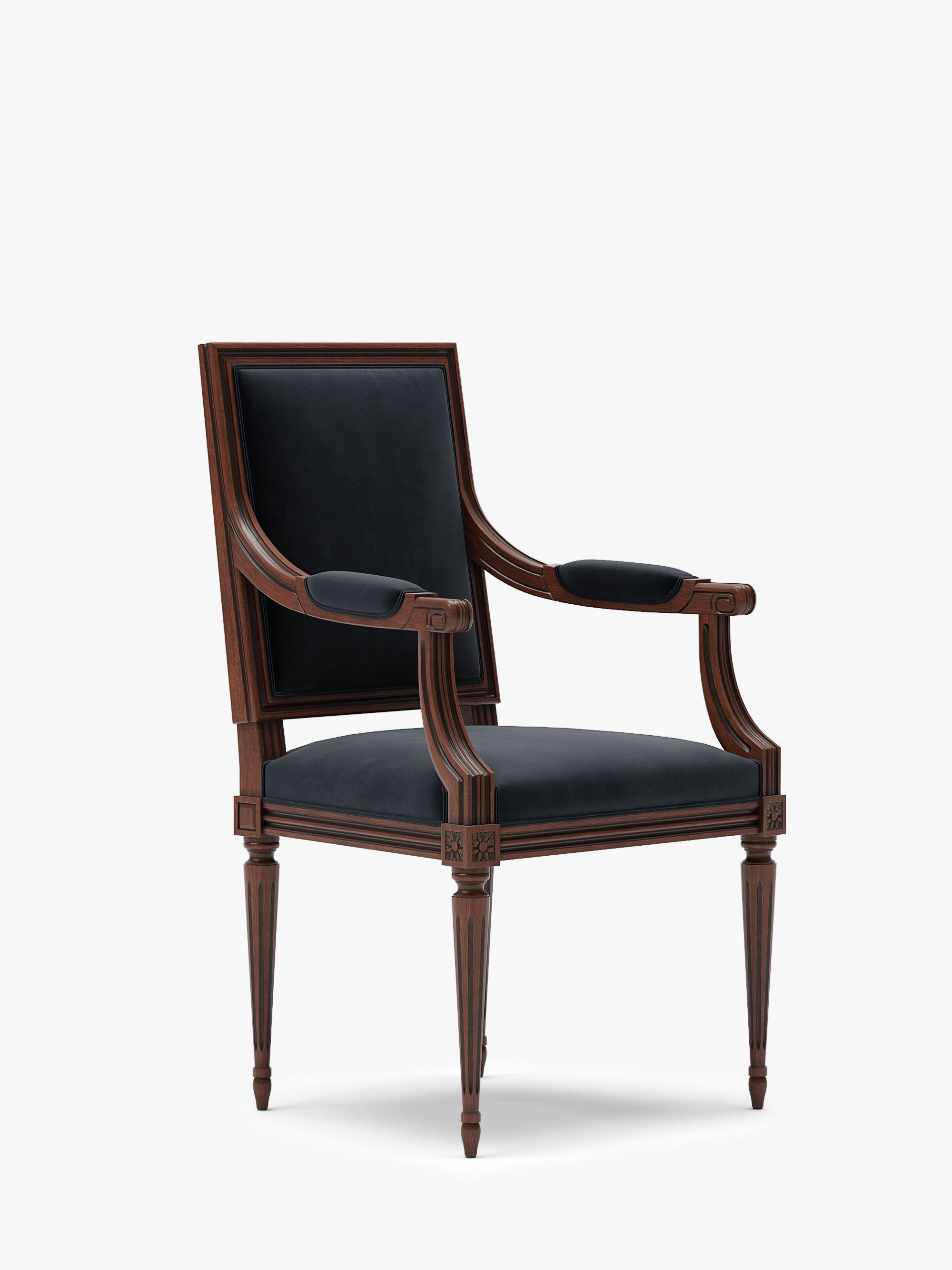 Chairs Louis XVI 3D Model Collection_9