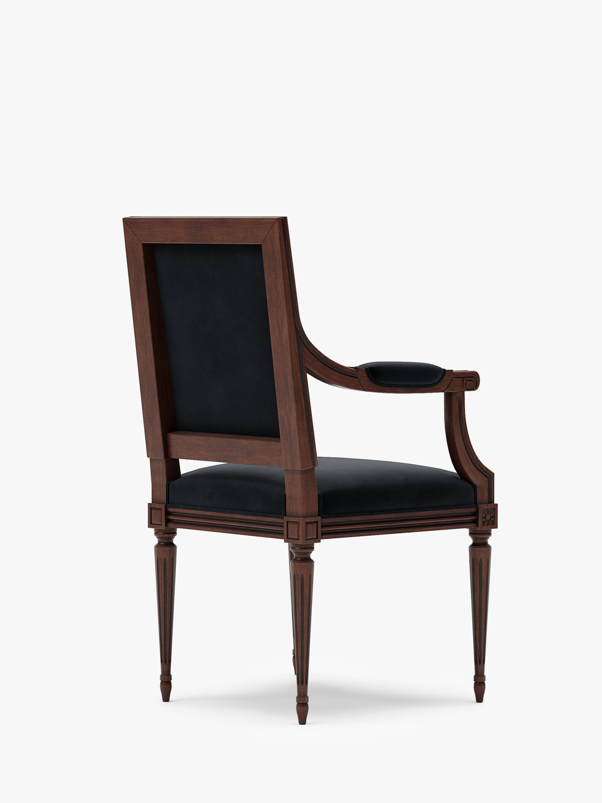 Chairs Louis XVI 3D Model Collection_11