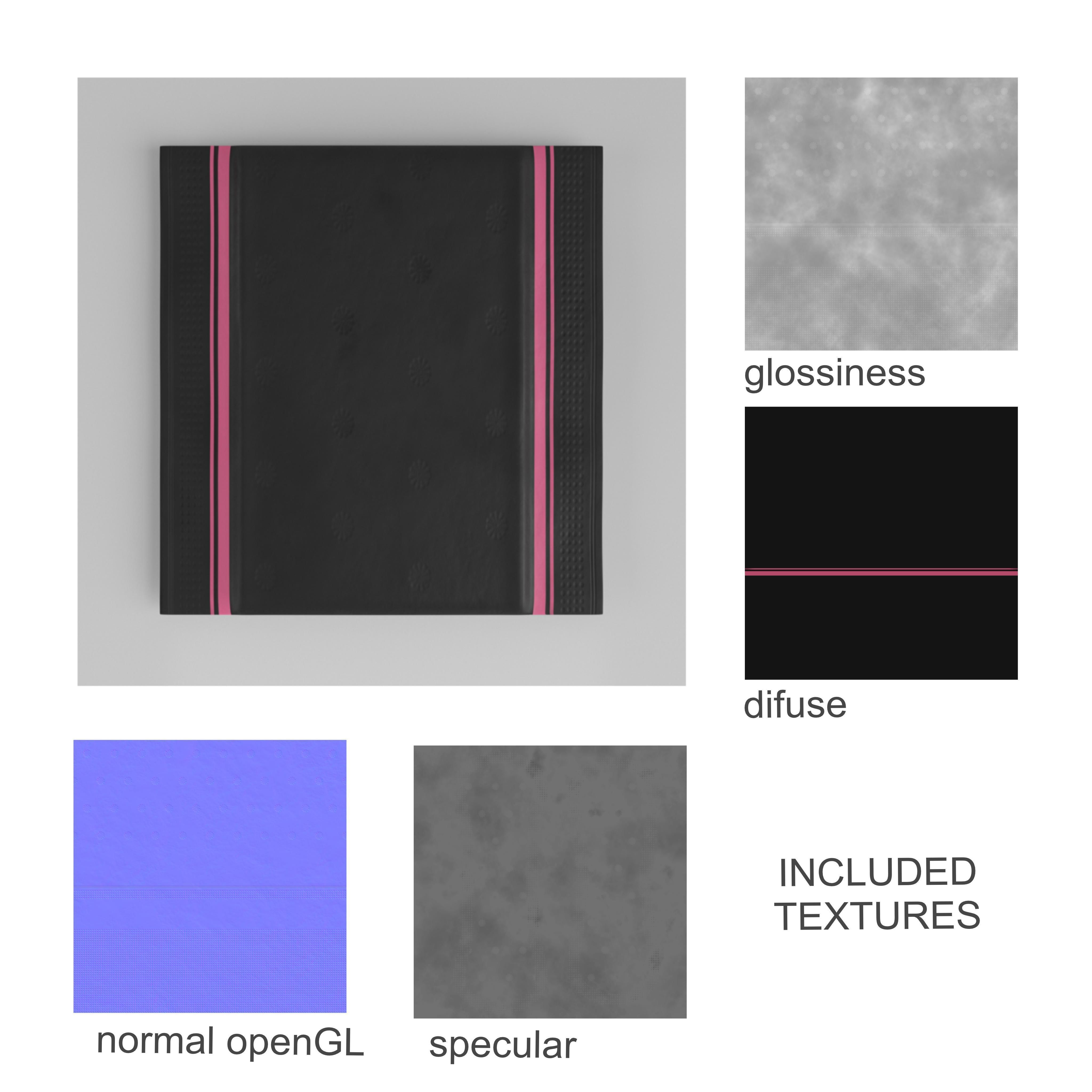 Pantyliner Set box 3D model_20