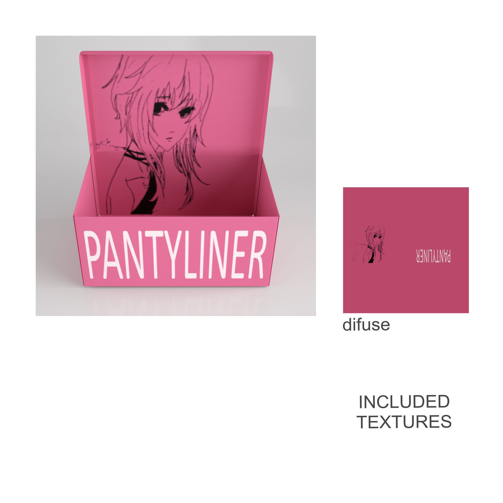 Pantyliner Set box 3D model_27