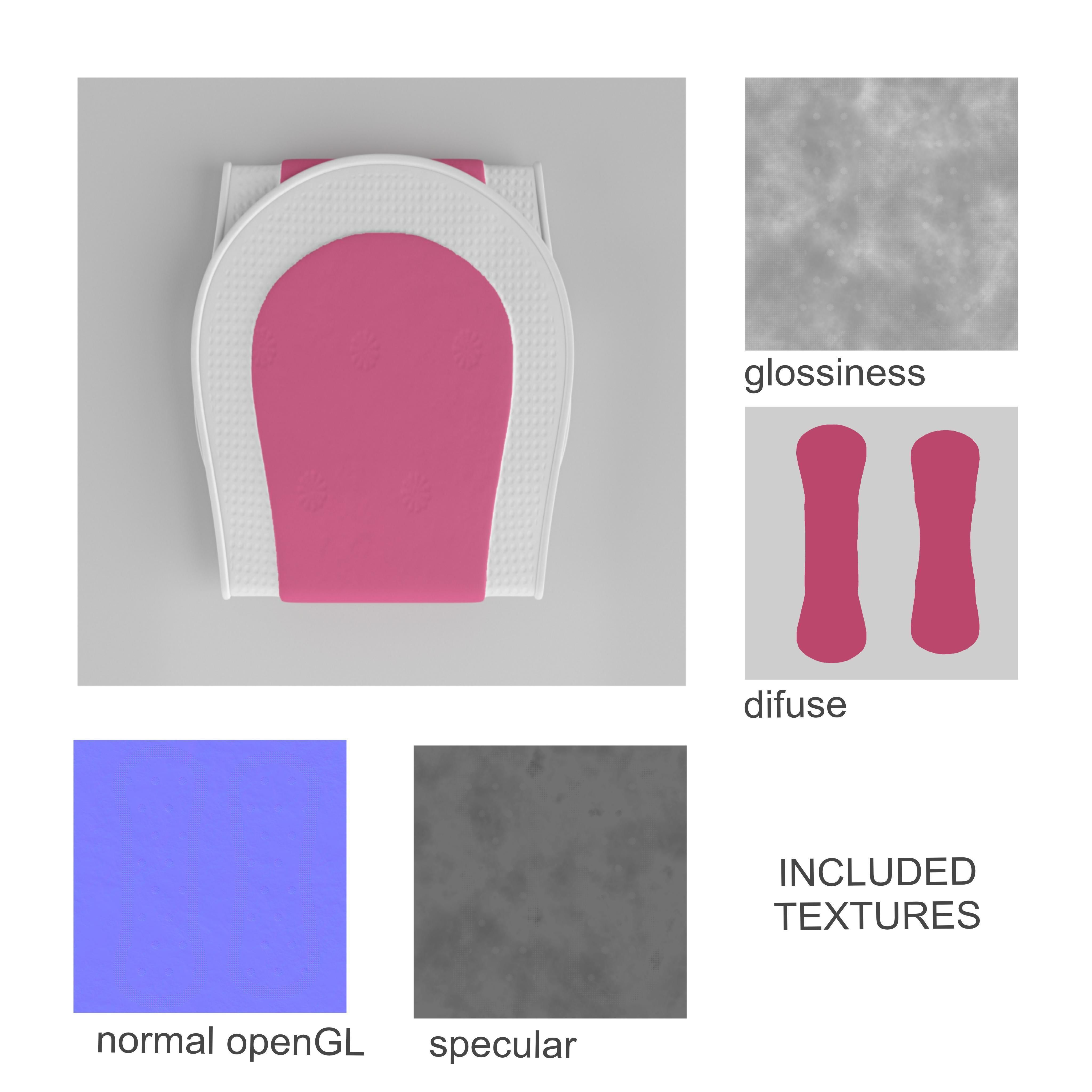 Pantyliner Set box 3D model_15