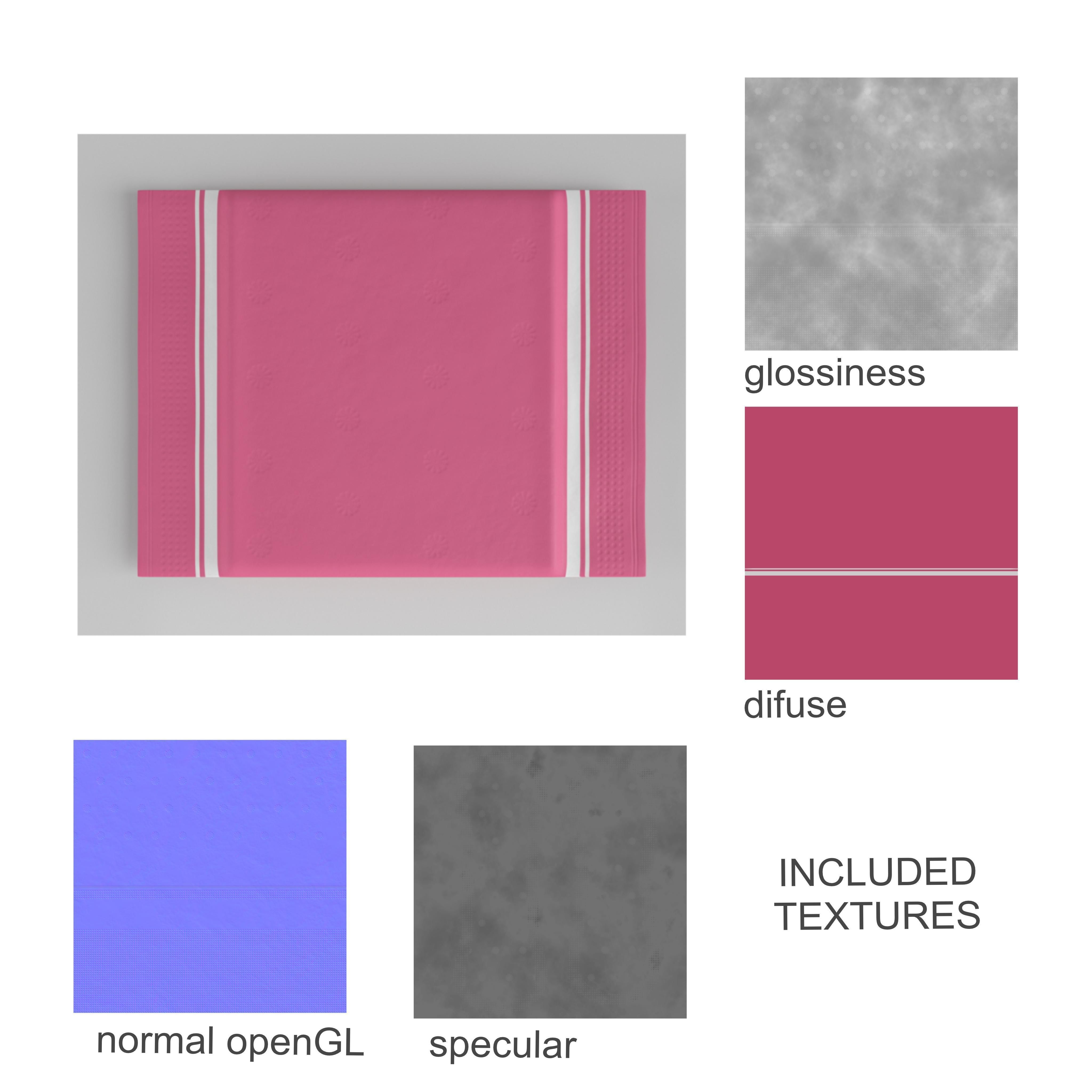 Pantyliner Set box 3D model_21