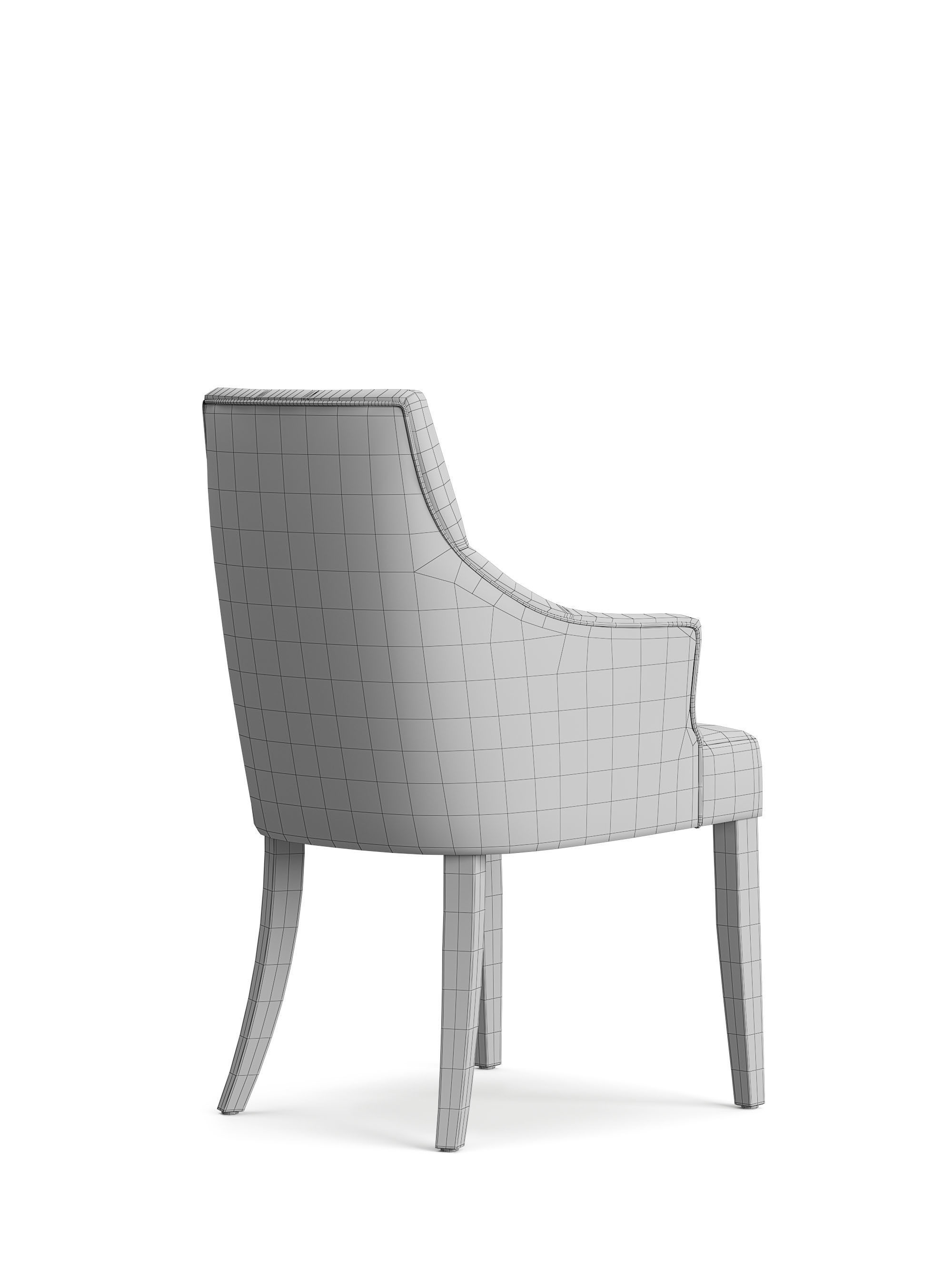 Chairs Dinning 3D Model Collection_9