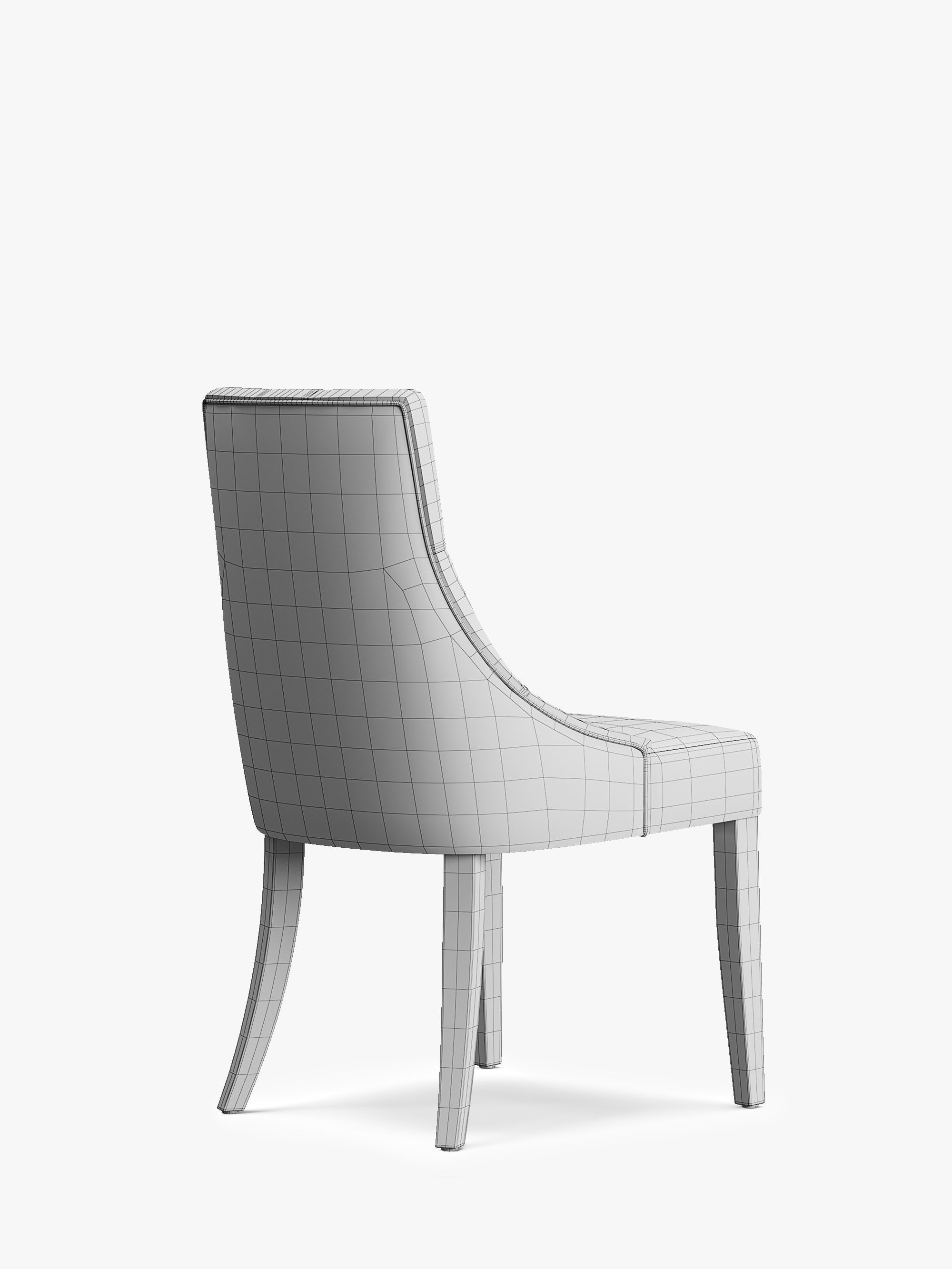 Chairs Dinning 3D Model Collection_3