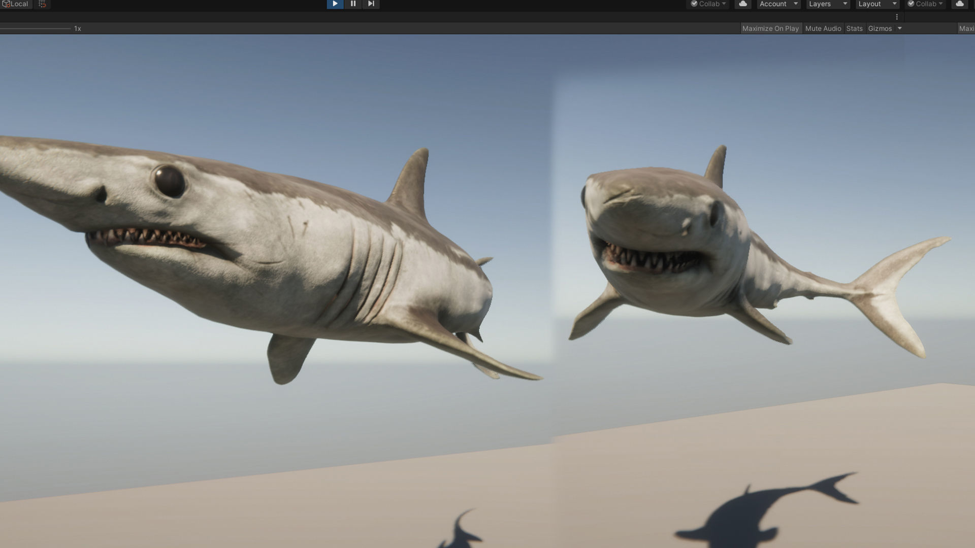 Mako Shark Low-poly 3D model_18