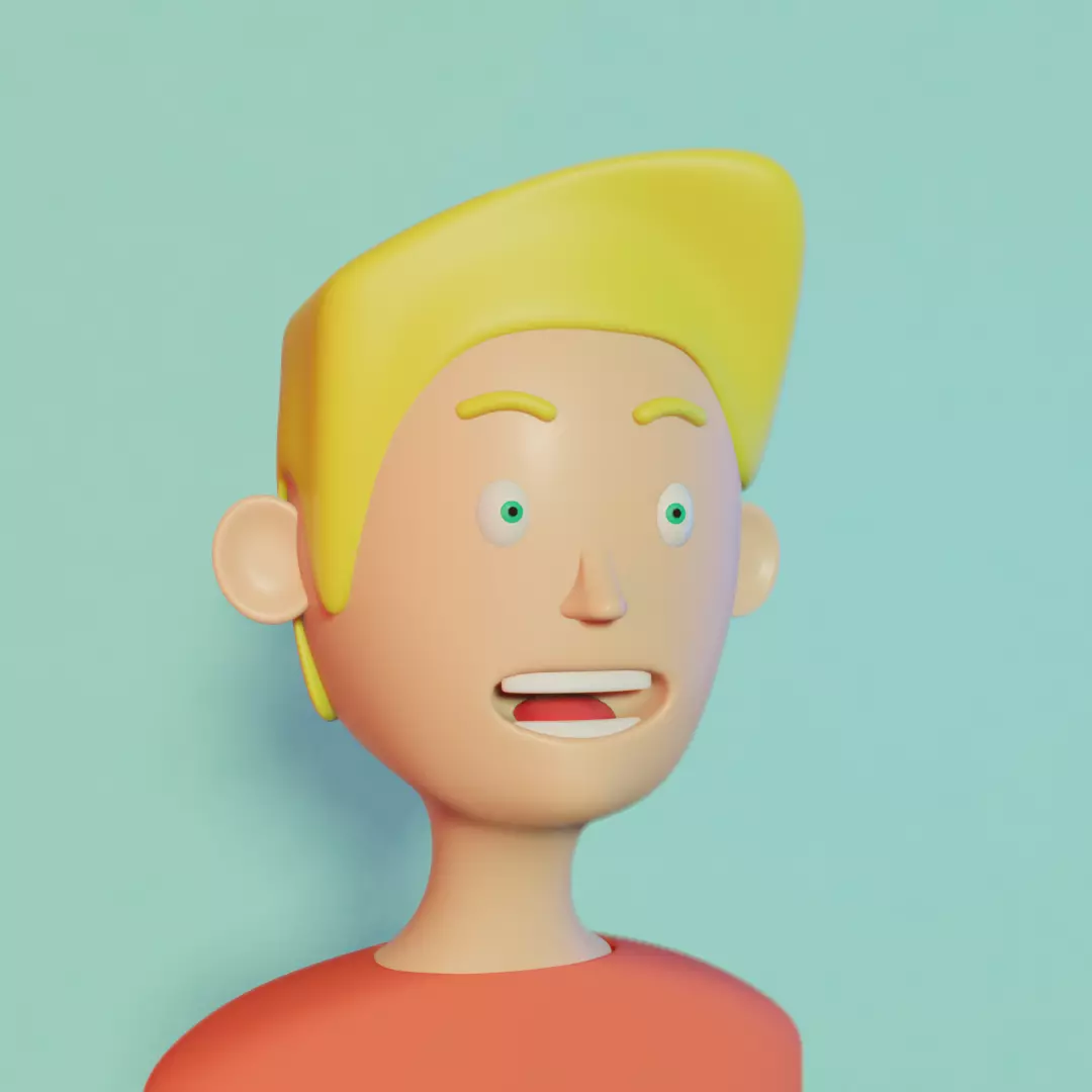 Character Model for NFT 3D model