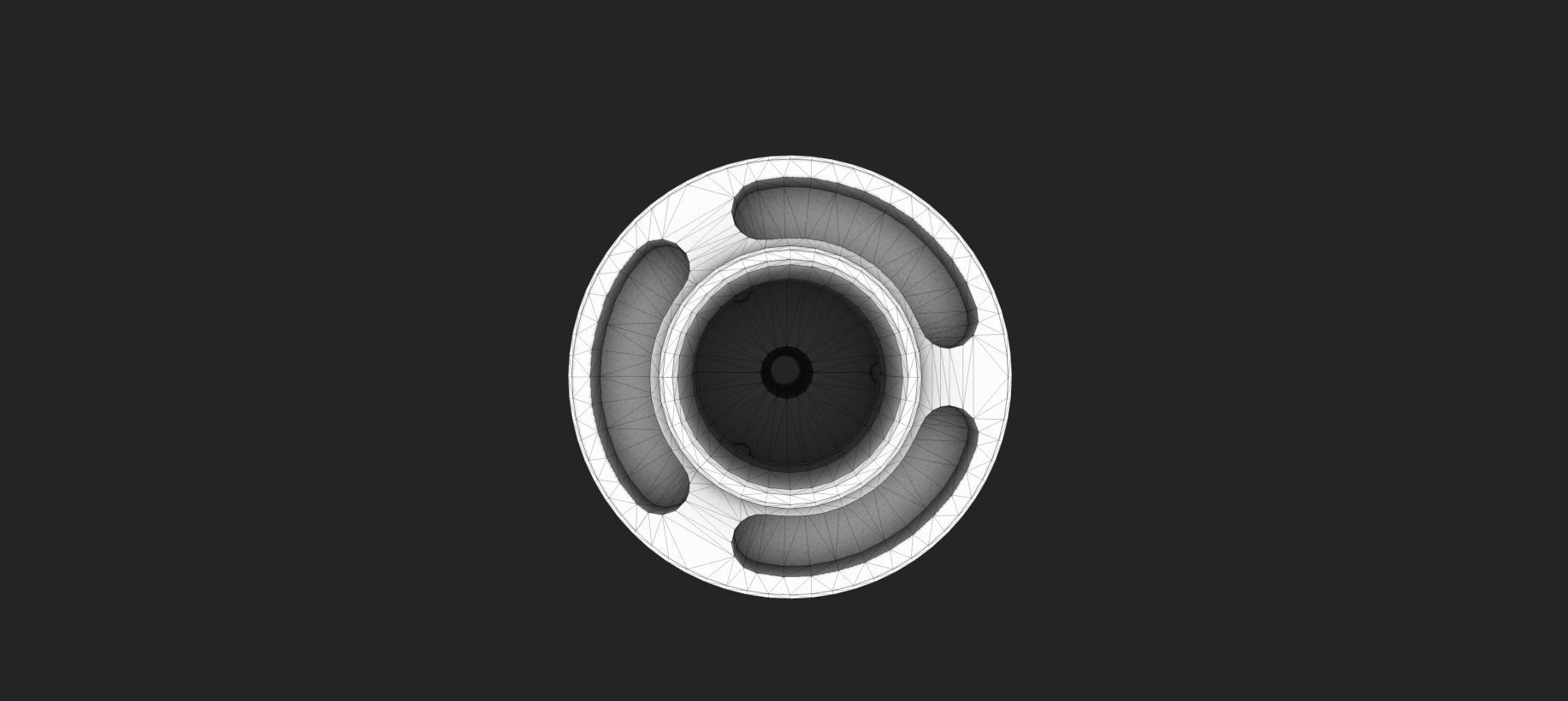 Silencer Hexagon DTKP 762x39 Low-poly 3D model_8