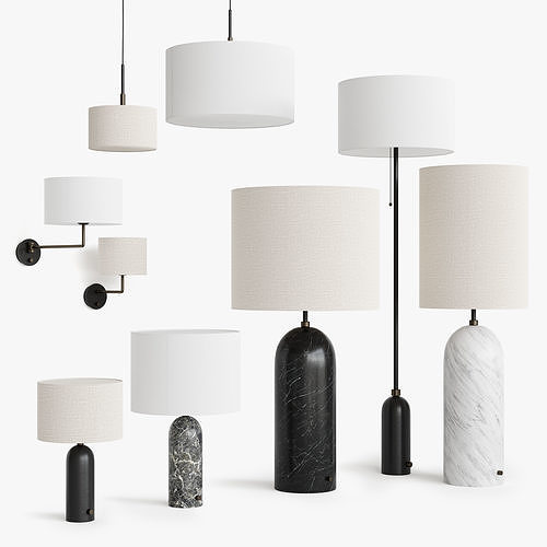 Lamps Gubi Gravity 3D Model Collection
